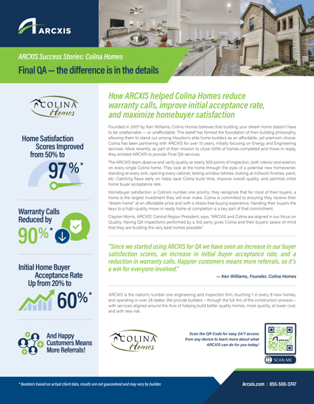 ARCXIS Case Study Colina Homes Final QA Services-1