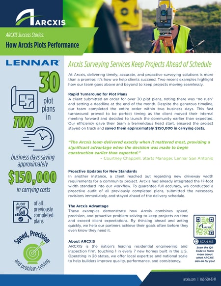Surveying Success Story  flyer