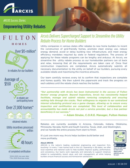 Utility Rebate Success Story Flyer