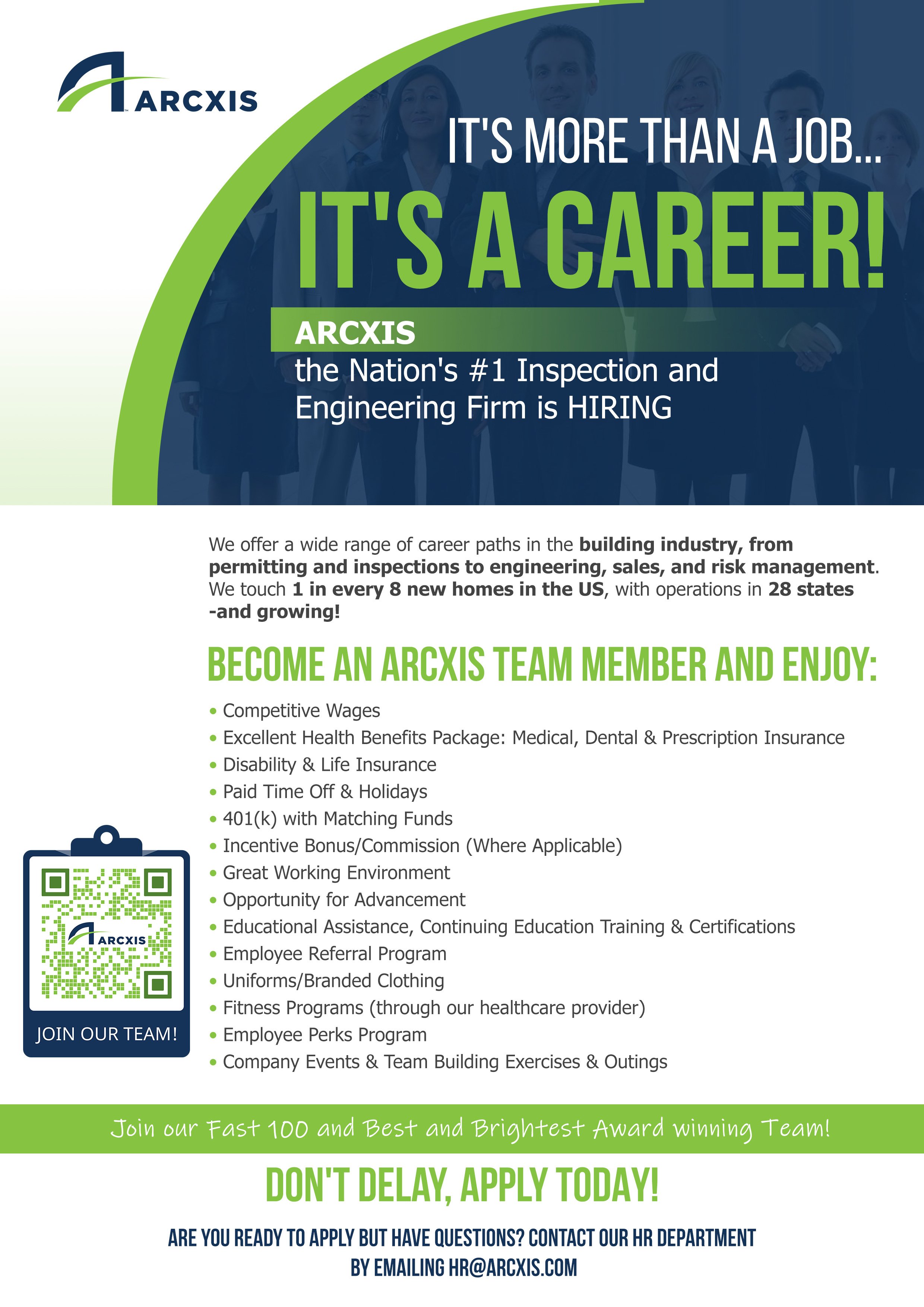 ARCXIS Career Opportunities